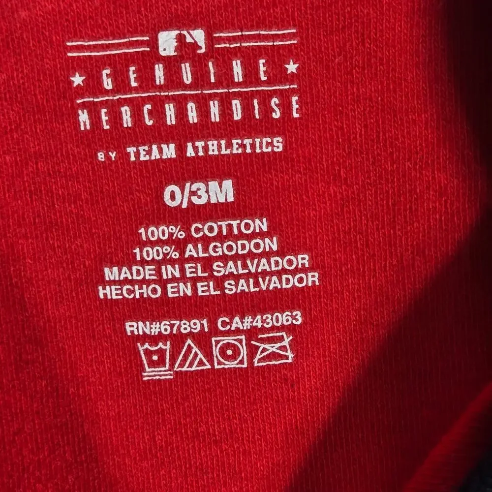 St Louis Cardinals Bodysuit Baby 0-3 Months‎ One Piece Hearts Baseball Gift